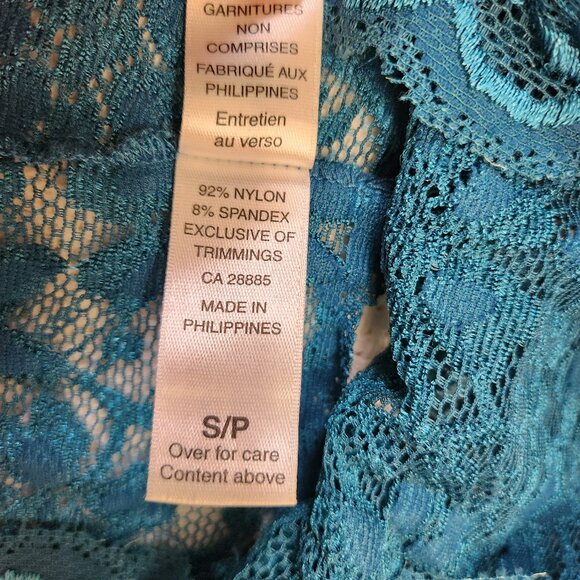 Teal Lace Camisole - Picture 5 of 6